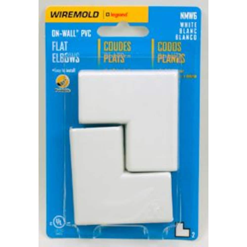Coude plat non métallique blanc