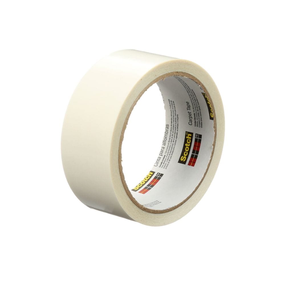 Double-Sided Carpet Tape CT2010, Clear, 1.5 in x 42 ft (38.1 mm x 12.8 m)