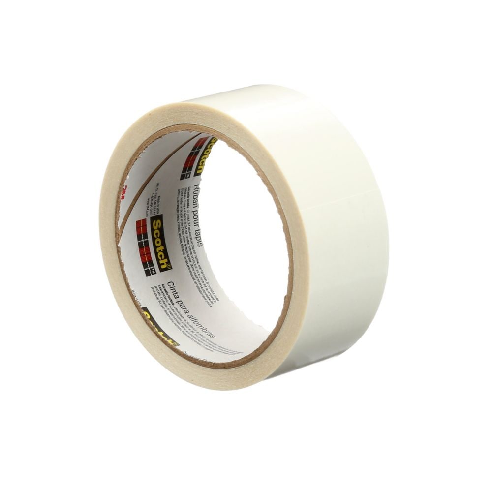 Double-Sided Carpet Tape CT2010, Clear, 1.5 in x 42 ft (38.1 mm x 12.8 m)