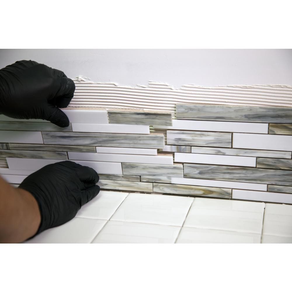 Adhésif pour carreaux de céramique de qualité professionnelle AcrylPro, 13,2 L, pour installations de carreaux intérieurs de plus petit format