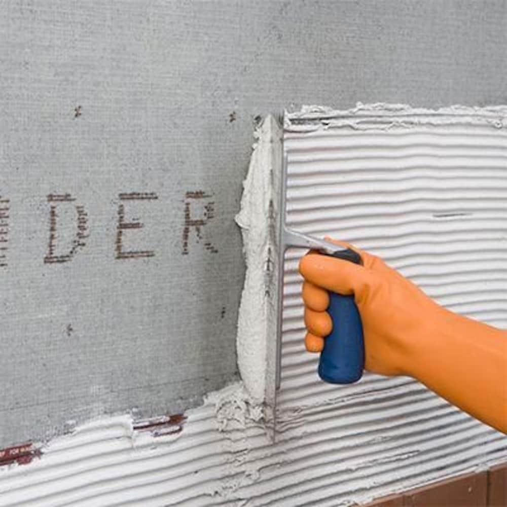 Adhésif pour carreaux de céramique de qualité professionnelle AcrylPro, 13,2 L, pour installations de carreaux intérieurs de plus petit format