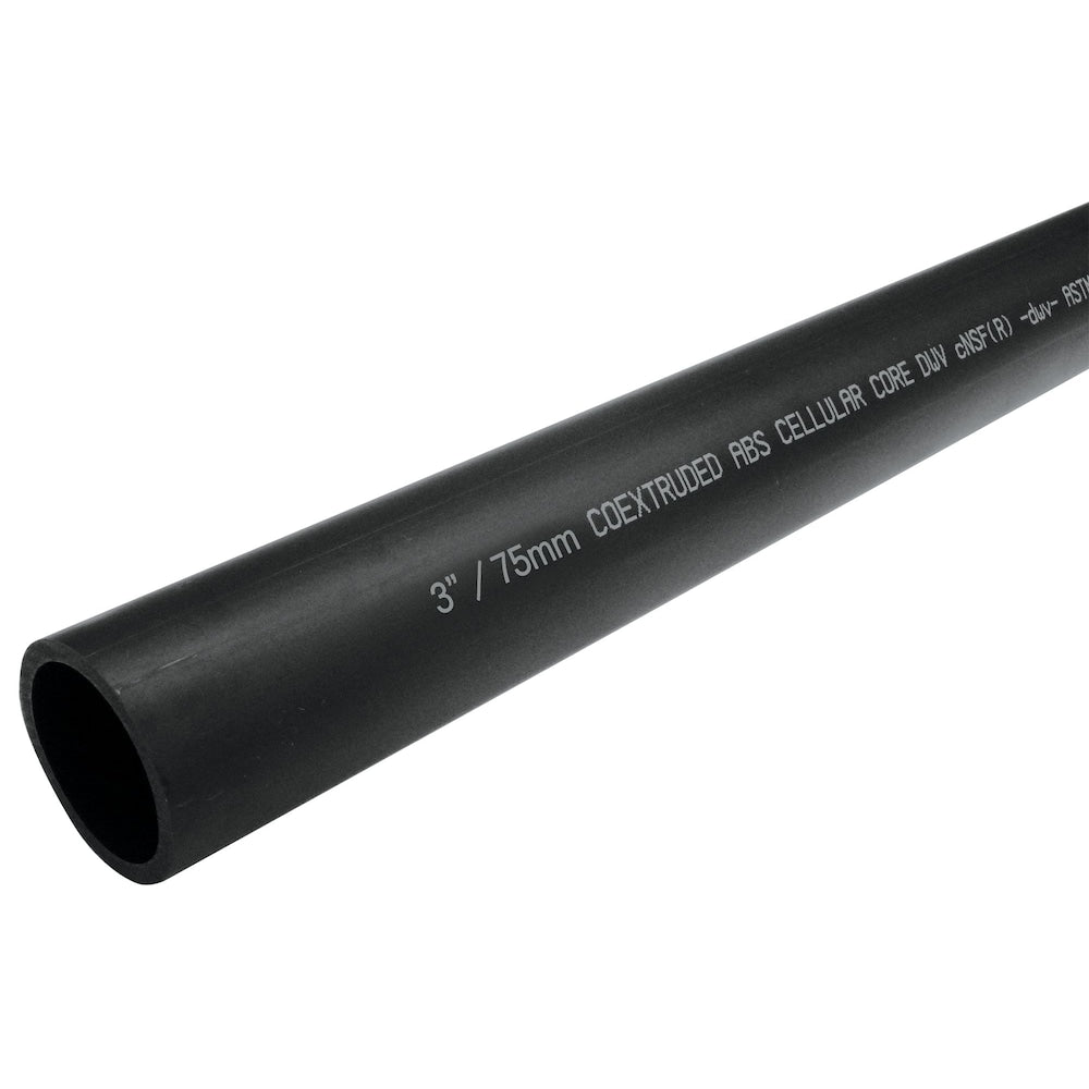 Cell Core 3 inch x 3 feet ABS DWV Pipe