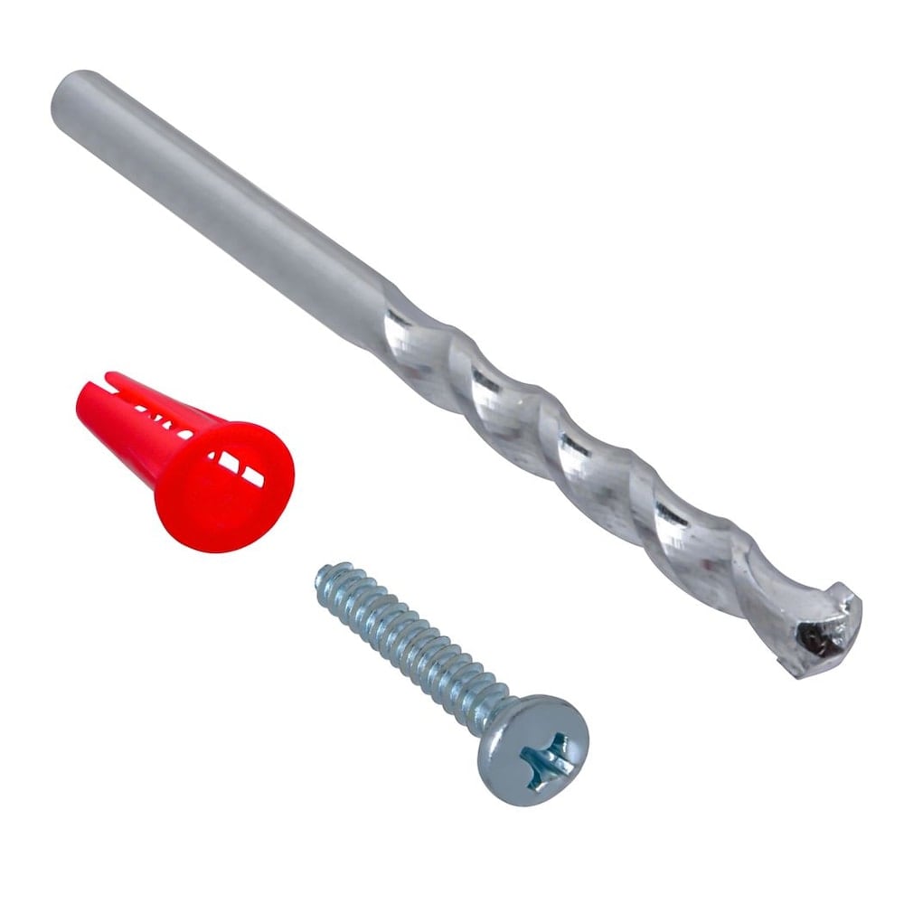 Ancrages coniques en plastique #6-8x 3/4 de pouce avec vis - 100 pièces