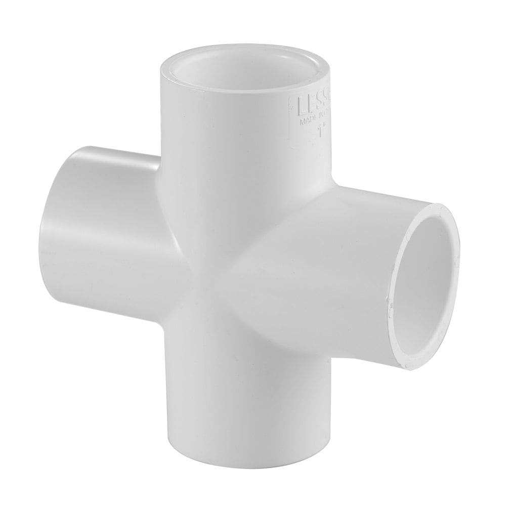 3/4 po. PVC Schedule 40 Cross All Slip