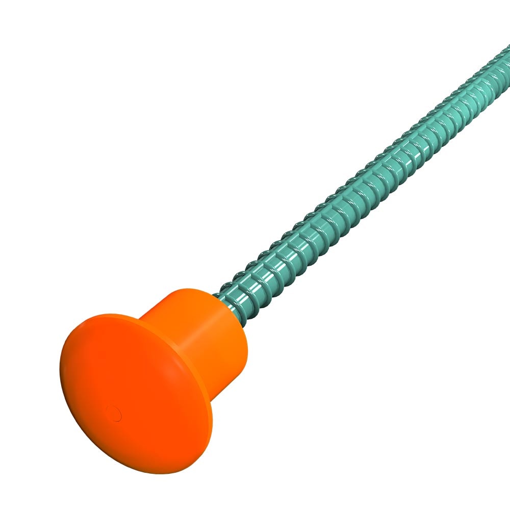 1 ft. 10M Epoxy-Coated Steel Rebar