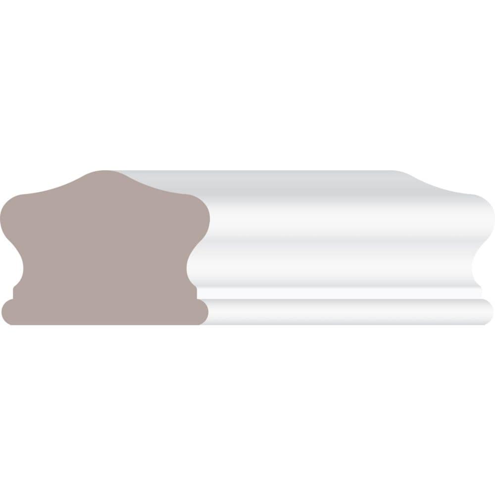 1 5/8-inch x 2 1/4-inch x 6 ft. Unfinished Oak Full Handrail