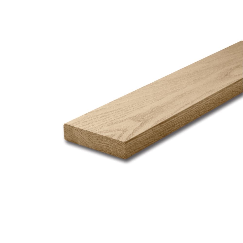 1 1/16-inchx 4 1/2-inch x 8 ft. Unfinished Oak Modern Handrail