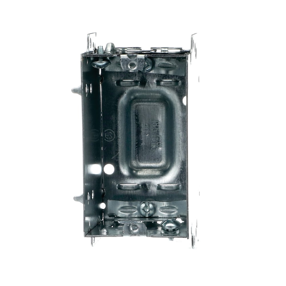 3-3/4 x 2-3/16 x 2-3/4 D. Single Gang 18.5 cu.inch Rectangle Steel Device Box