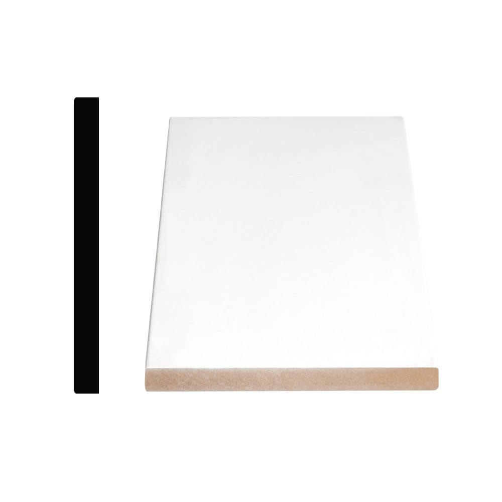 1-inch x 5-inch x 96-inch MDF Primed S4S Moulding