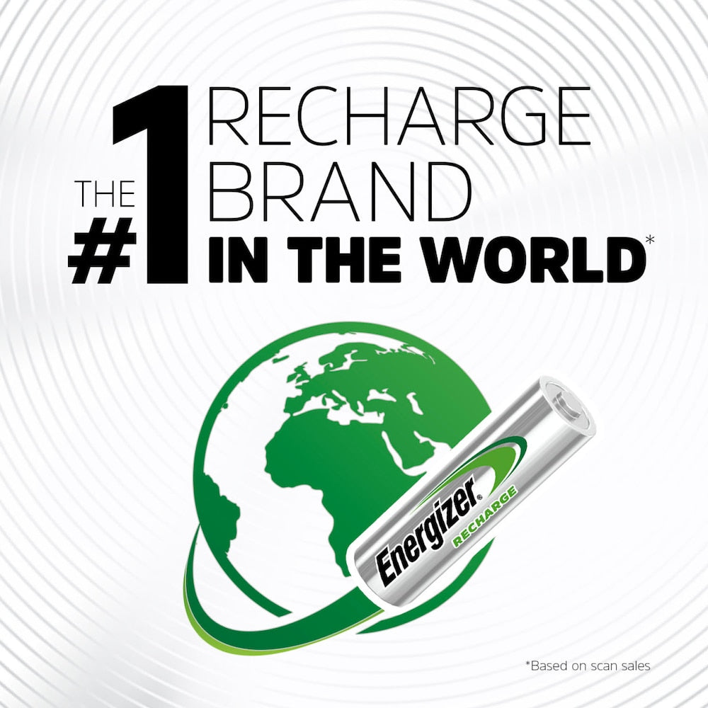 Piles AA rechargeables Energizer Power Plus (paquet de 4), piles doubles A