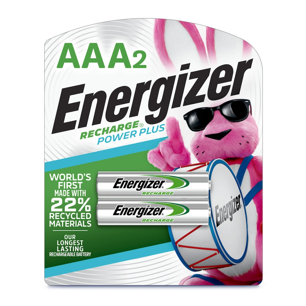Piles AAA rechargeables Energizer Power Plus (lot de 2), piles AAA 800 mAh