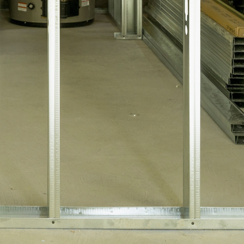 Rail de charpente murale en acier galvanisé Bailey Platinum Plus de 3 5/8 po x 10 pi