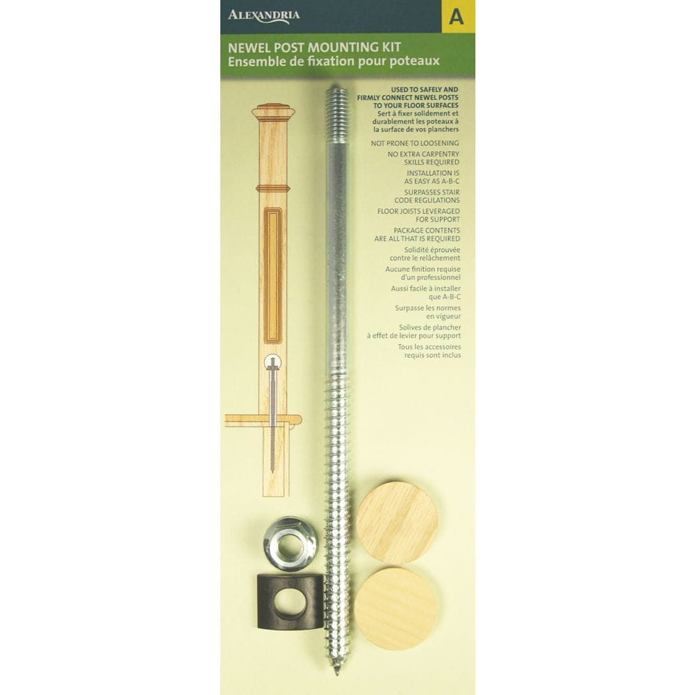 Kit de fixation pour poteau de départ en acier de 1,51 po, 1,51 po et 10,83 po