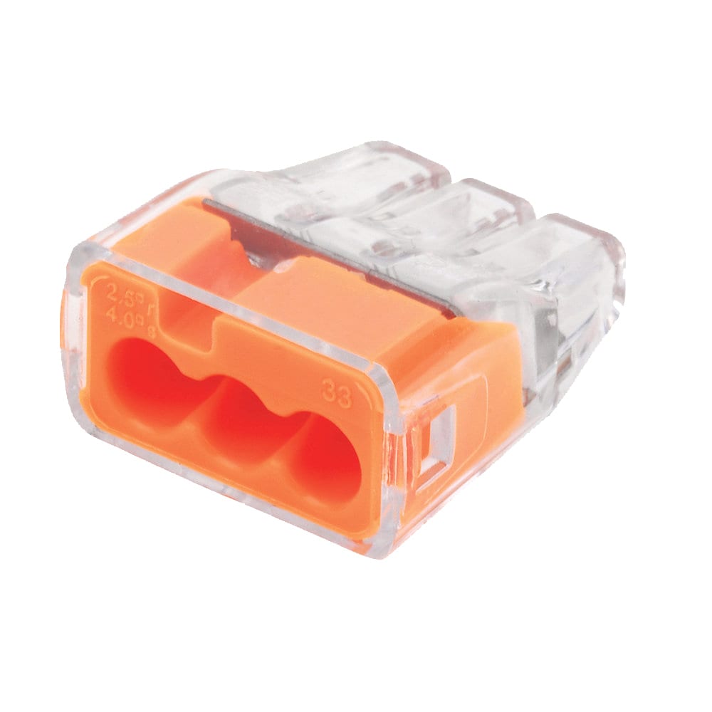Connecteurs de fils enfichables In-Sure® à 3 ports (paquet de 10)
