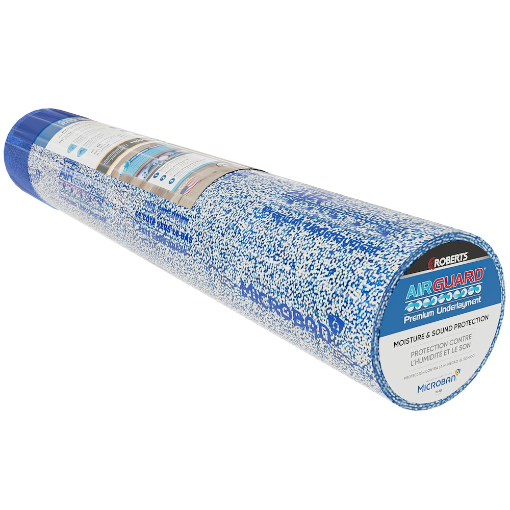 AirGuard 100 sq. ft. 40 in. x 30 ft. x 2 mm Underlayment with Microban for Laminate and Engineered Wood Floors