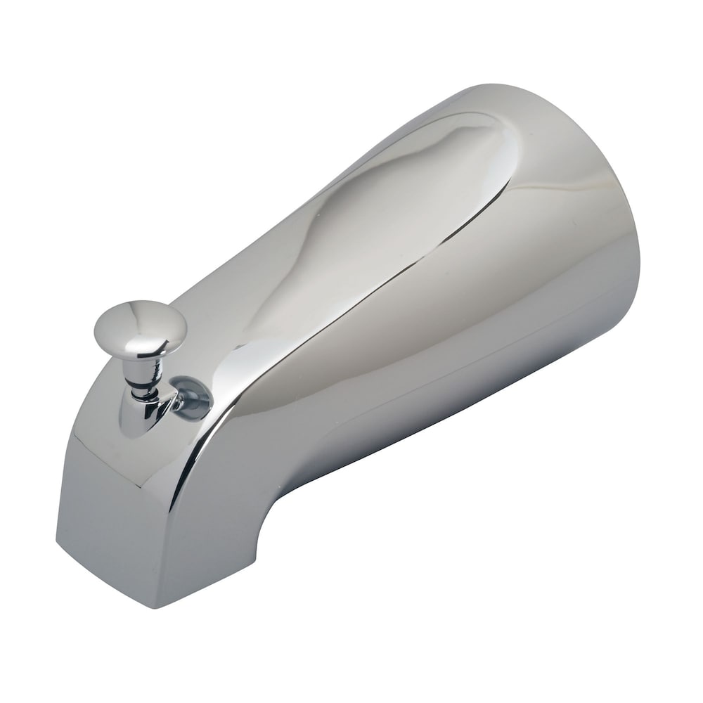 Bec de baignoire avec inverseur - Chrome pour Moen