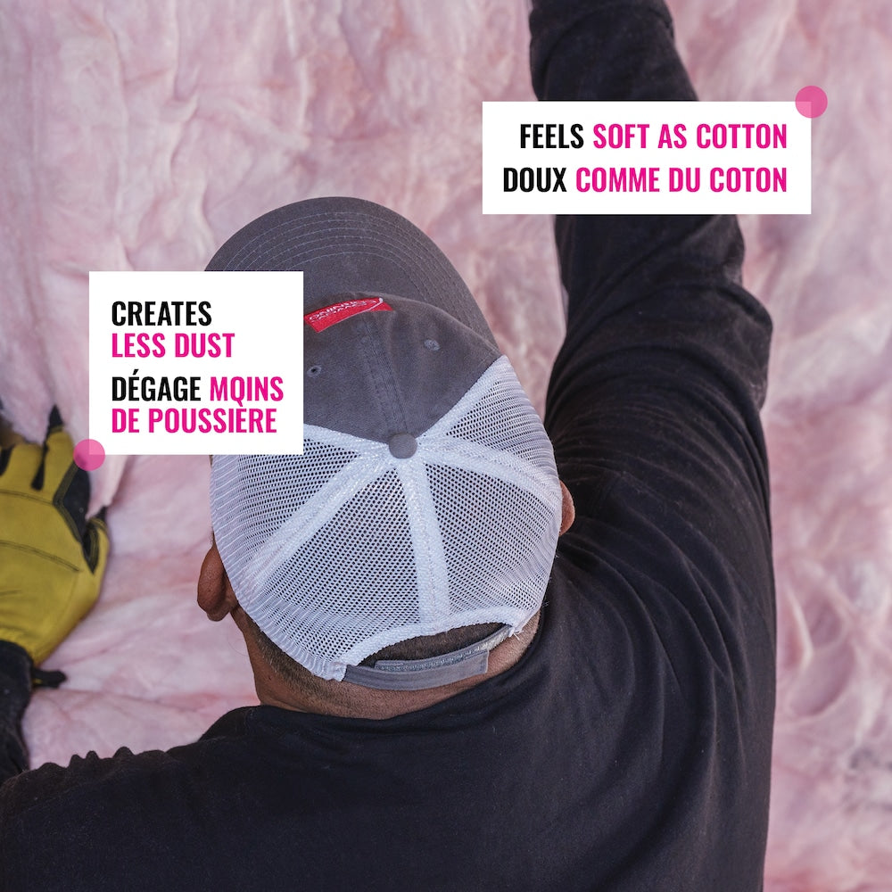 R-14 PINK NEXT GEN FIBERGLAS Insulation 15-inch x 47-inch x 3.5-inch (78.3 sq.ft.)