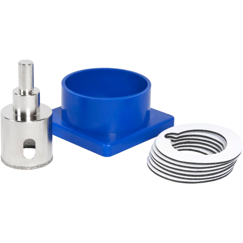Scie-cloche diamantée de 1-3/8 po avec système d'alimentation en eau