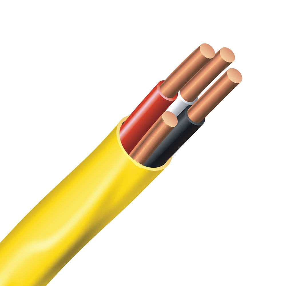 12/3 NMD90 10M Romex SIMpull Electrical Wire - Yellow