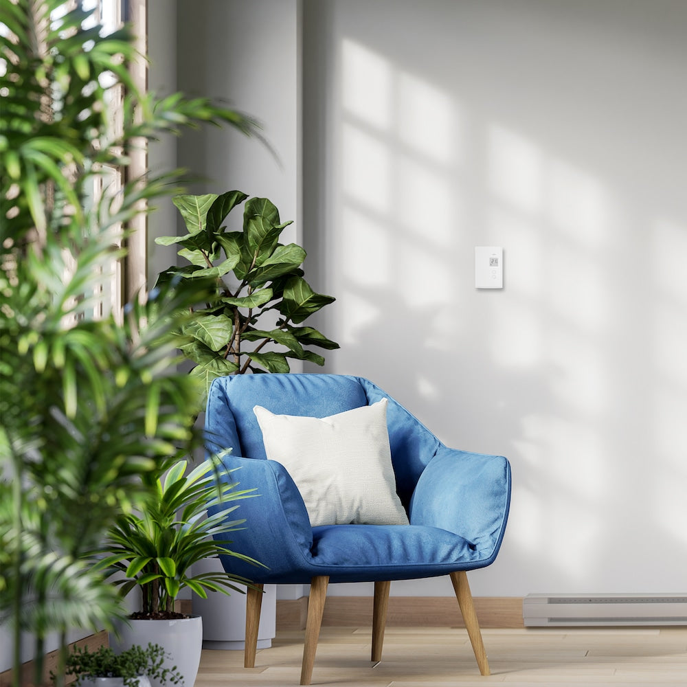 Thermostat de chauffage électrique non programmable pour plinthes