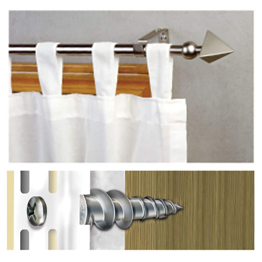 Stud Solver #8 Self-Drilling Zinc Drywall Anchors with Screws, Medium Duty - 10pcs