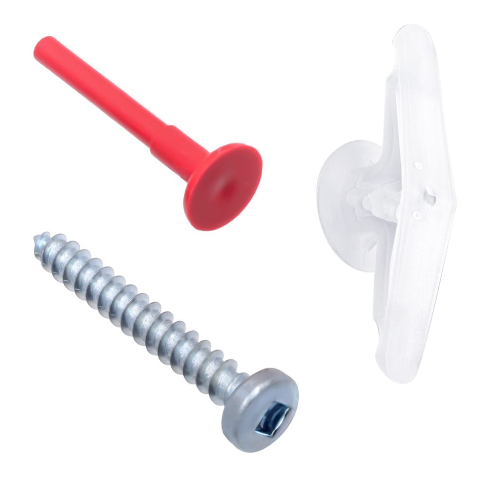 Toggler TA Plastic Toggle 1/8-1/4-inch Hollow Wall Anchors -5pcs