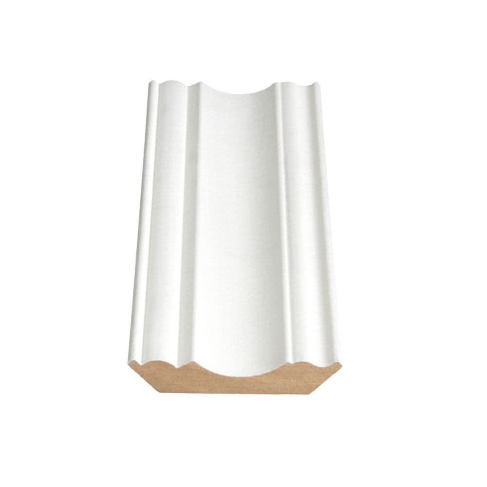 5/8-inch x 3 5/16-inch x 96-inch Colonial MDF Painted Decosmart Crown Moulding