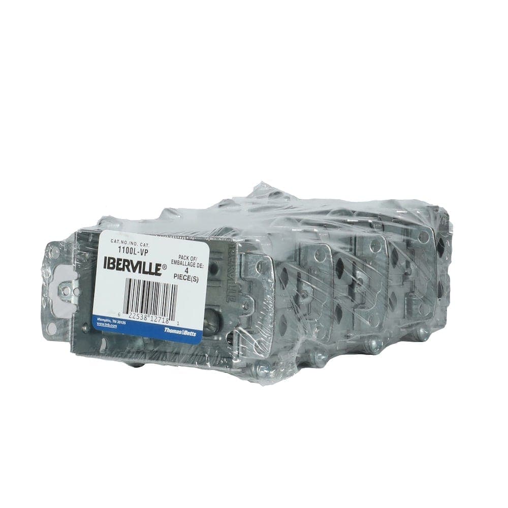 3 x 2 x 1-1/2 D. Gangable 8 cu.inch Rectangle Steel Device Box (4 Pack)