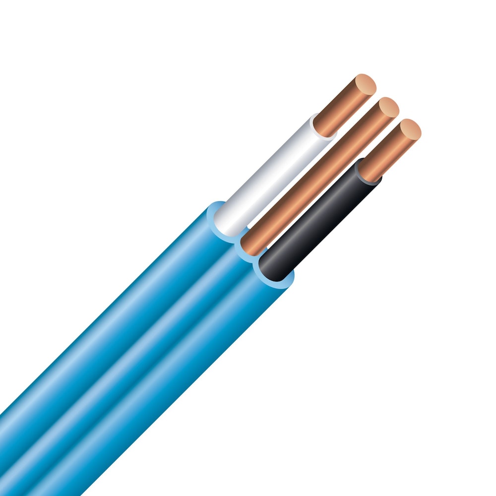 14/2 NMD90 75M Romex SIMpull Electrical Wire - Blue
