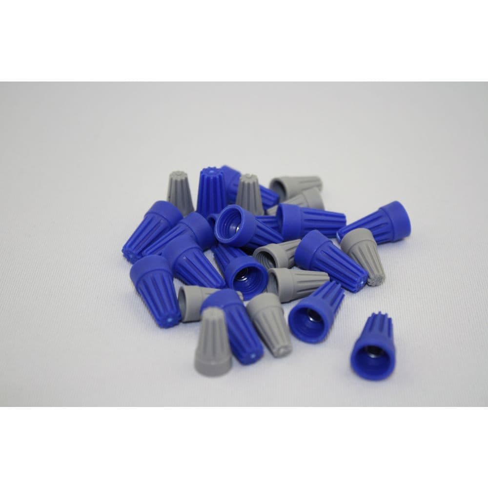 Connecteurs de fils CE Bleu/Gris Qté 25