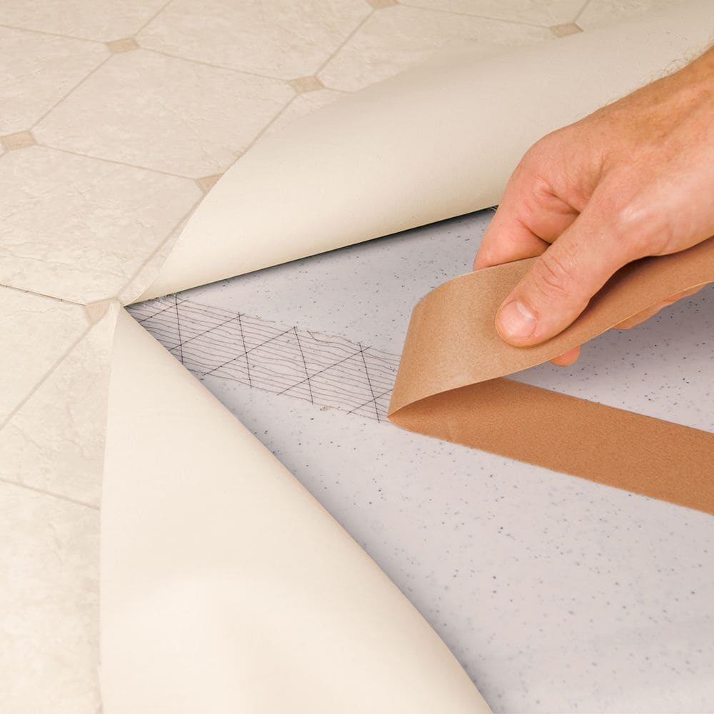 Bande adhésive acrylique double face de 1-7/8 pouces de large et ruban adhésif pour revêtement de sol en feuille de vinyle, rouleau de 50 pieds