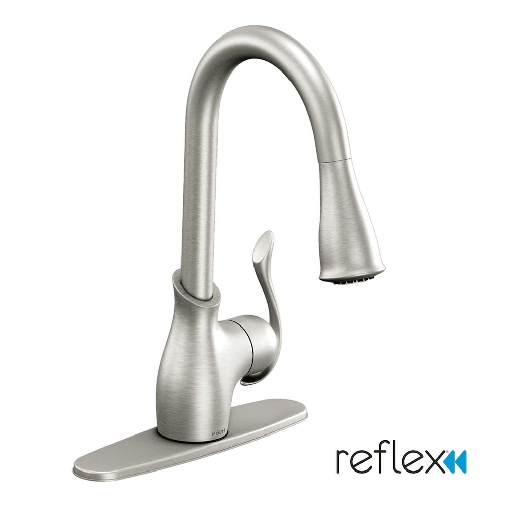 Robinet de cuisine à tirette Boutique en acier inoxydable résistant aux taches