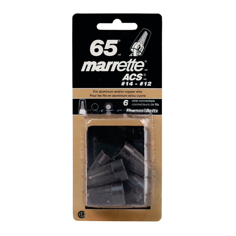 Connecteur de fil ACS pour conducteurs en aluminium et/ou cuivre - marron (Pack de 6 unités)
