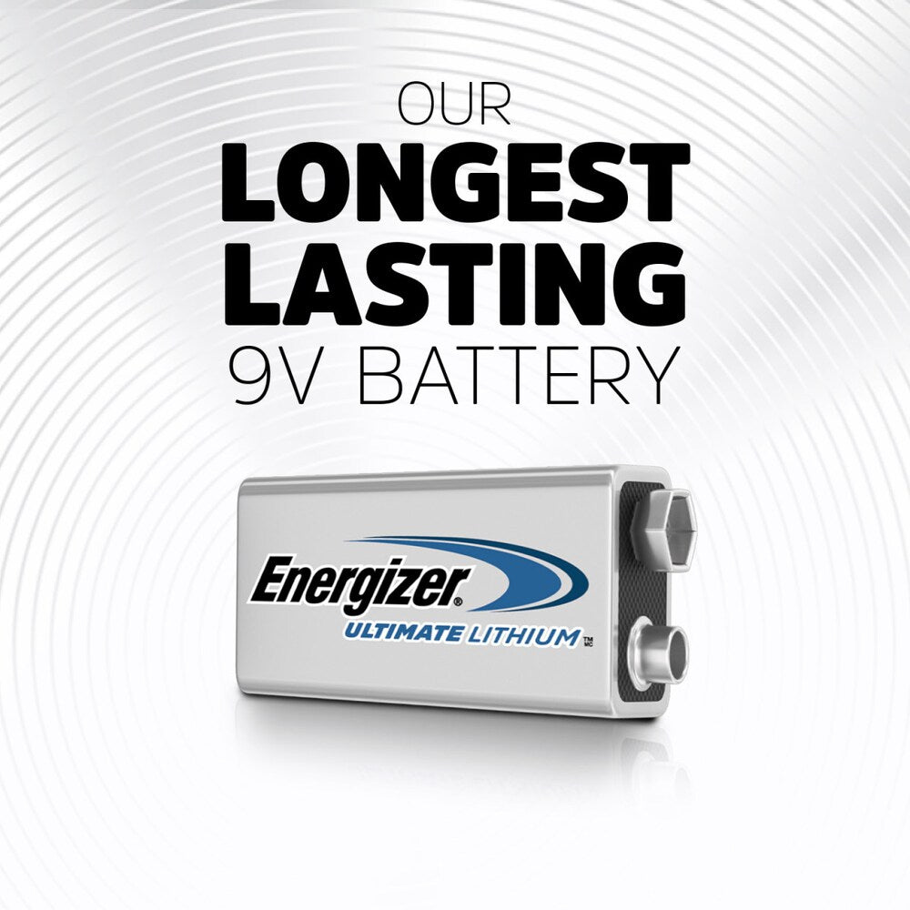 Piles au lithium Energizer Ultimate 9 V (1 paquet), piles au lithium 9 volts