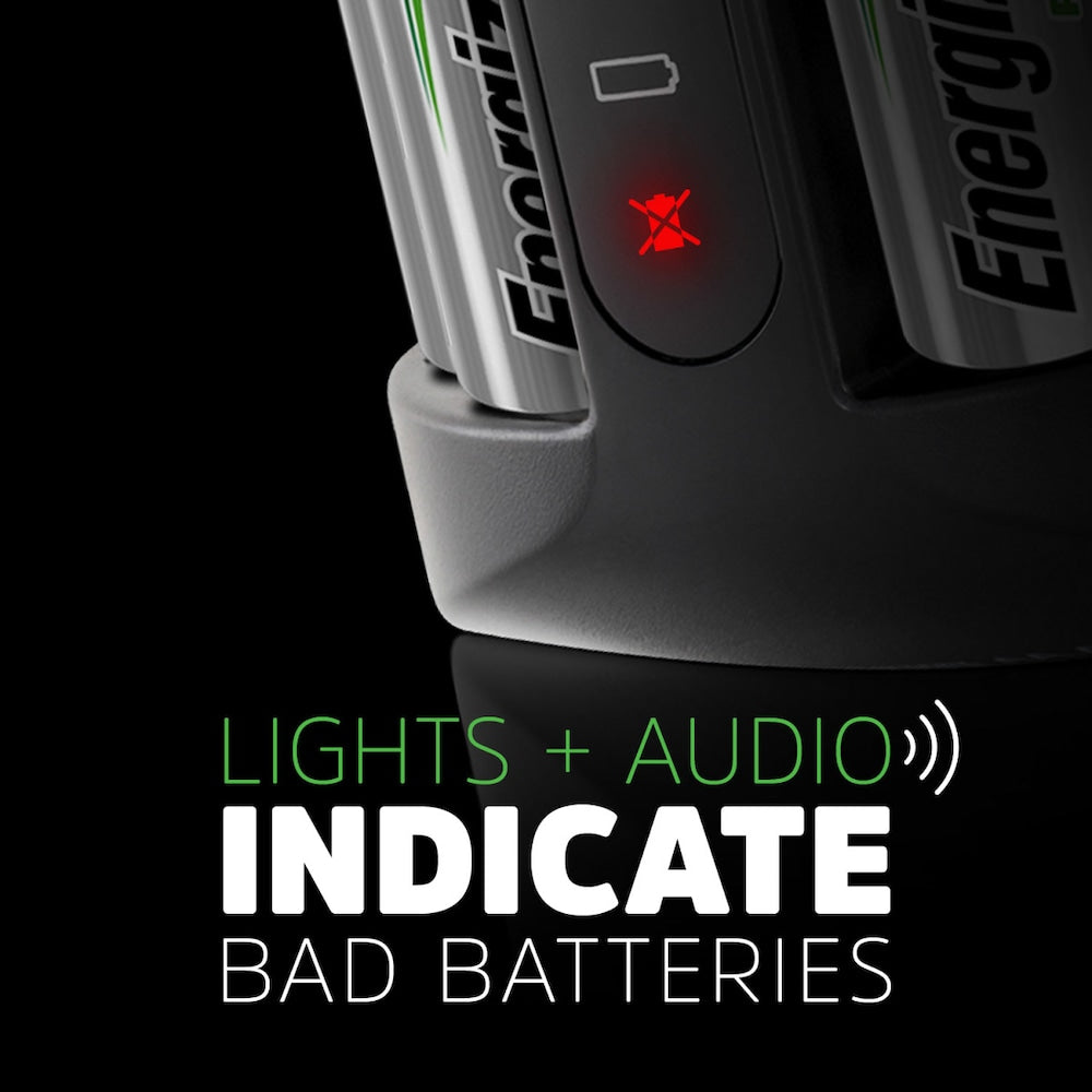 Chargeur de piles rechargeables AA et AAA Energizer (Recharge Pro) + 4 piles rechargeables AA NiMH