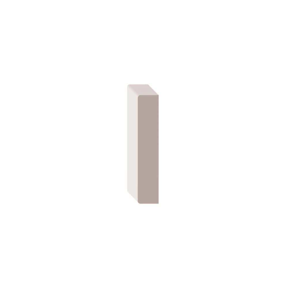 1/2-inch x 2 1/2-inch x 96-inch Modern MDF Painted Decosmart Fibreboard Casing