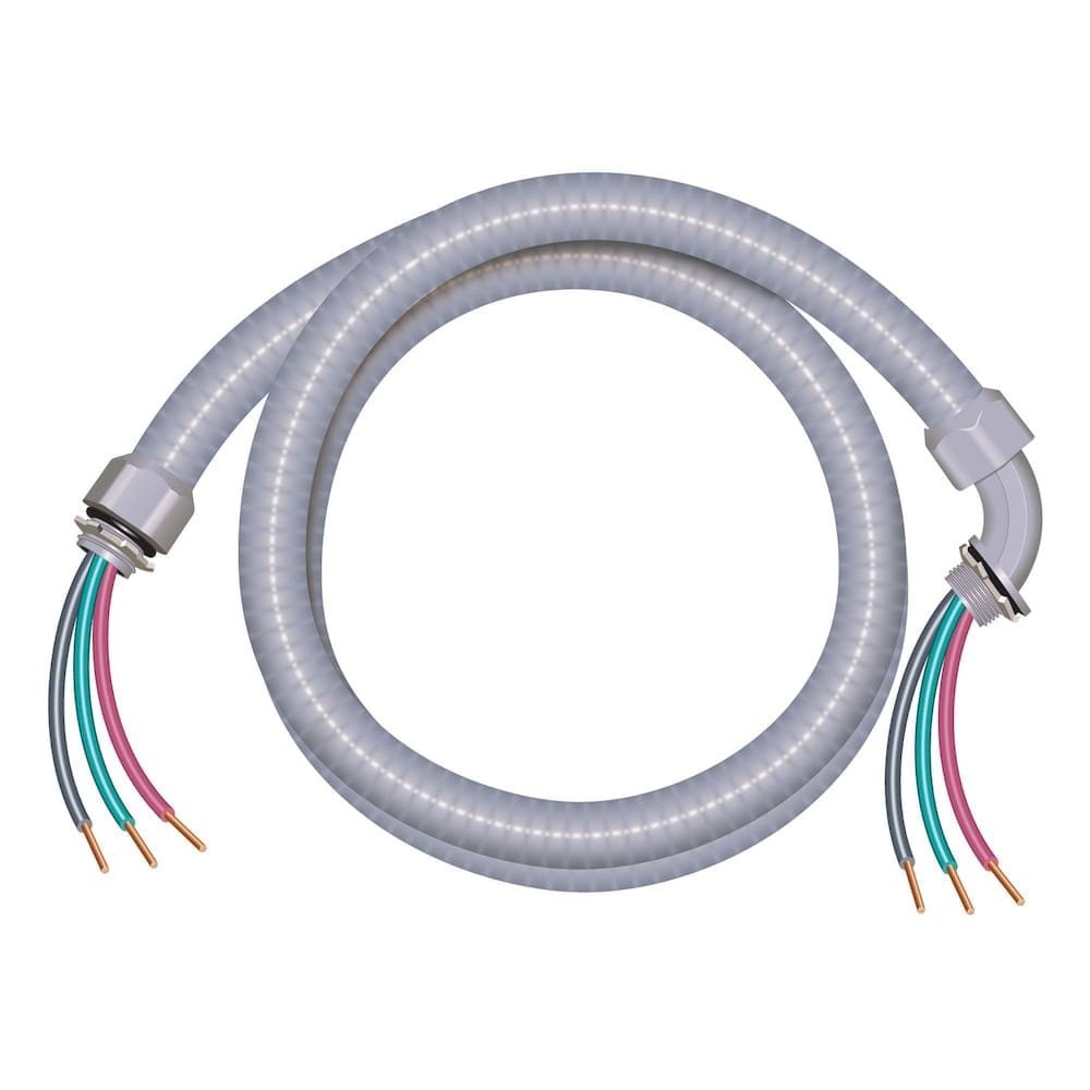 10/4 Liquid Tight 2M Non-Metallic Whip- Grey