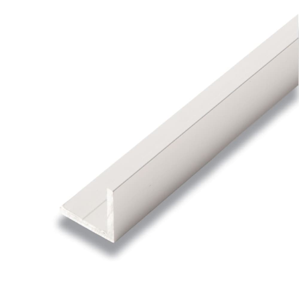 3/4-inch x 3/4-inch x 8 ft. Metal Angle in Satin Clear