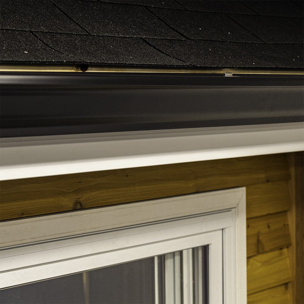 3-inch W x 3-inch D Aluminum Gutter (Eavestrough) Square Downspout Elbow in Brown