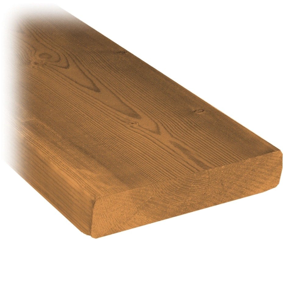Terrasse en bois traité sous pression de 5/4 x 6 x 10 pi (utilisation hors sol uniquement)