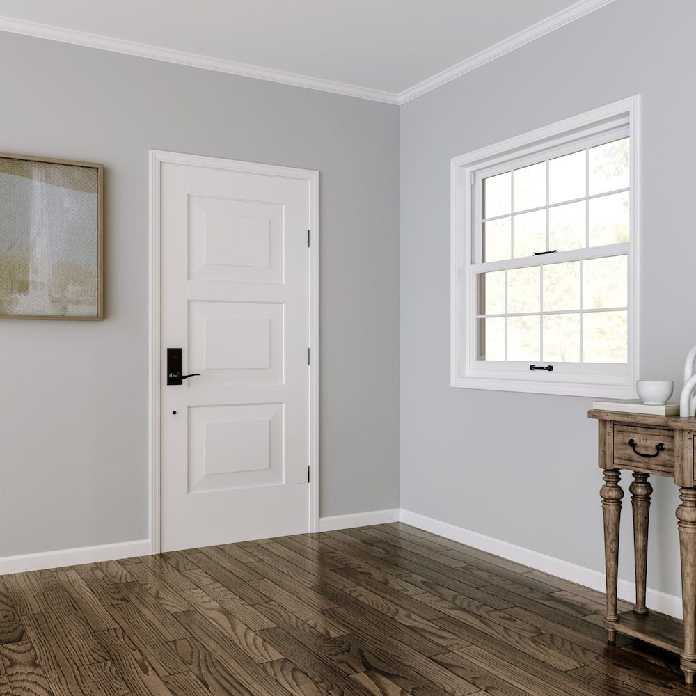 3/4-inch x 3/4-inch x 10 ft. Scotia Cove in White