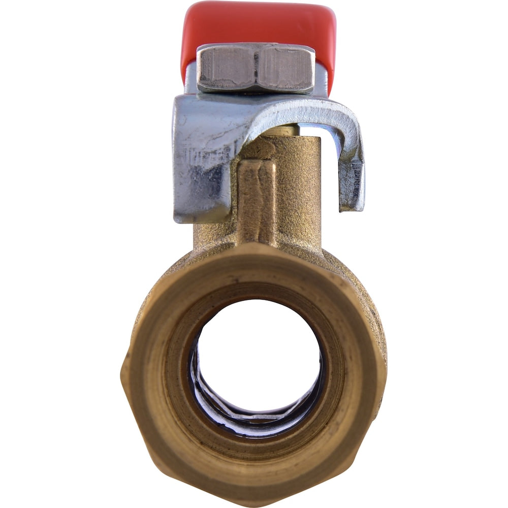 1/2 inch x 1/2 inch Female (FNPT) Brass Push-to-Connect Ball Valve