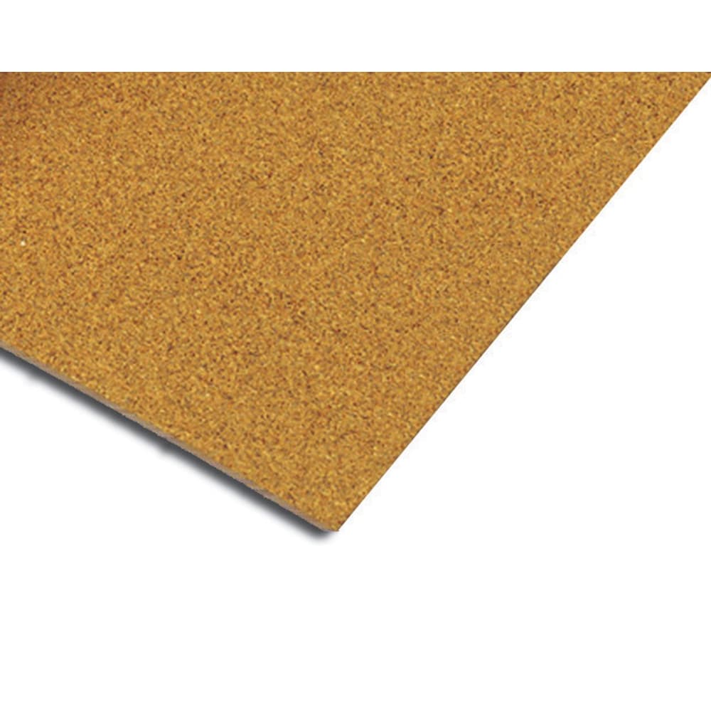 Sous-couche en liège naturel de 1/2 pouce pour la réduction du bruit, feuilles de 2 pieds x 3 pieds (25 feuilles)