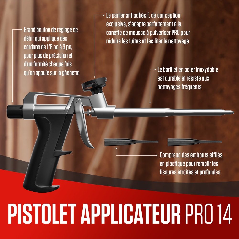 PISTOLET DISTRIBUTEUR GREAT STUFF PRO PRO 14