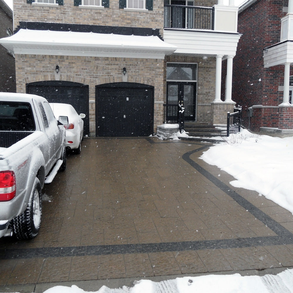 WarmlyYours 240 Volt Snow Melting Mat 3'W x 15'L, 45 sq. ft, for under Aphalt, Concrete or Pavers