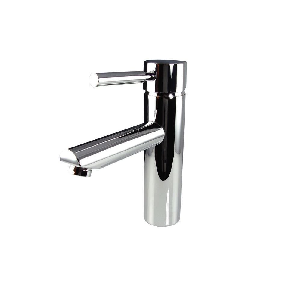 Tartaro Single Hole 1-Handle Low Arc Bathroom Faucet in Chrome with Lever Handle
