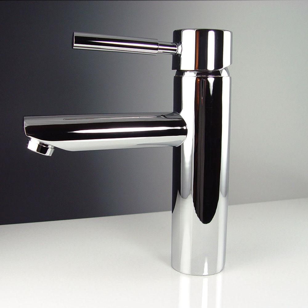 Tartaro Single Hole 1-Handle Low Arc Bathroom Faucet in Chrome with Lever Handle