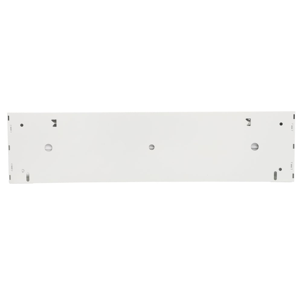 Diffuseur à registre pour plinthe de 18 po, acier, blanc
