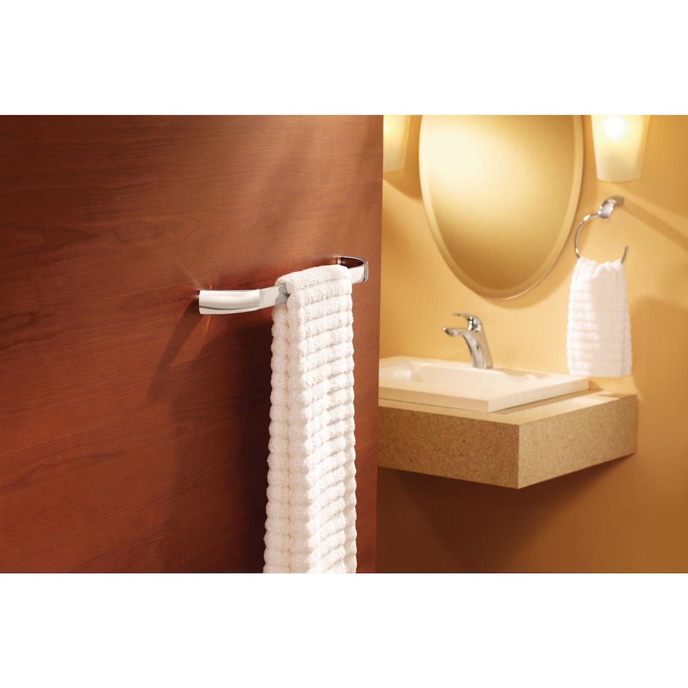 Robinet de lavabo de salle de bain à poignée unique Zarina de 4 pouces avec plaque de pont en chrome (vidange et valve incluses)