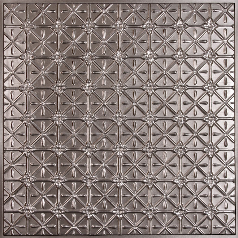 Dalle de plafond en faux étain Continental, 2 pieds x 2 pieds, à poser ou à coller